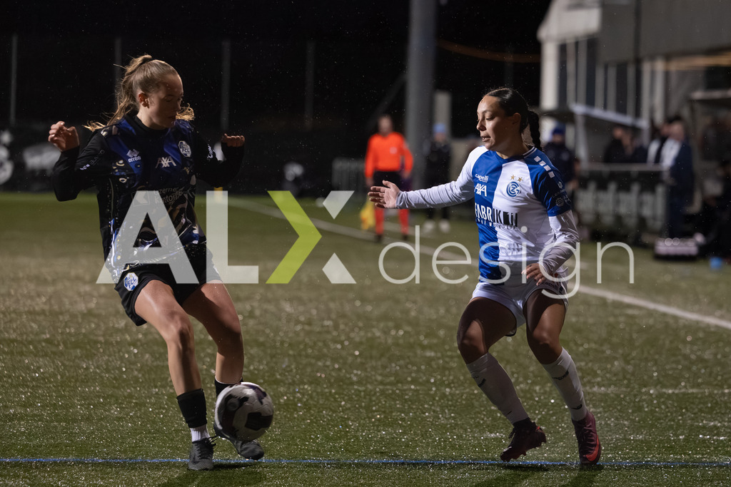 Fußball I Frauen I Saison 2025-2026 I AXA Women's Super League | Women I 14. Spieltag I Grasshoppers Club Zürich - FC Luzern I 14.02.2026 | 11 Noémie Potier (CH) (GC Zürich) – Angriff - Realisiert mit Pictrs.com