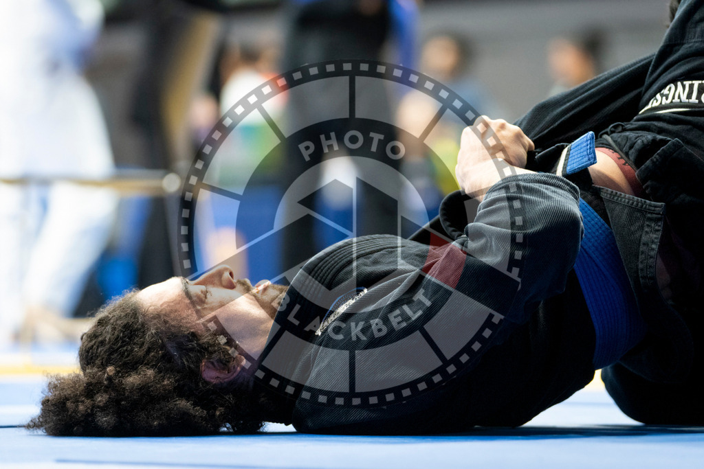 20240121PBB5328 | Fighters compete during the second day of the IBJJF European Championship in Paris, France, on January 21, 2024.
