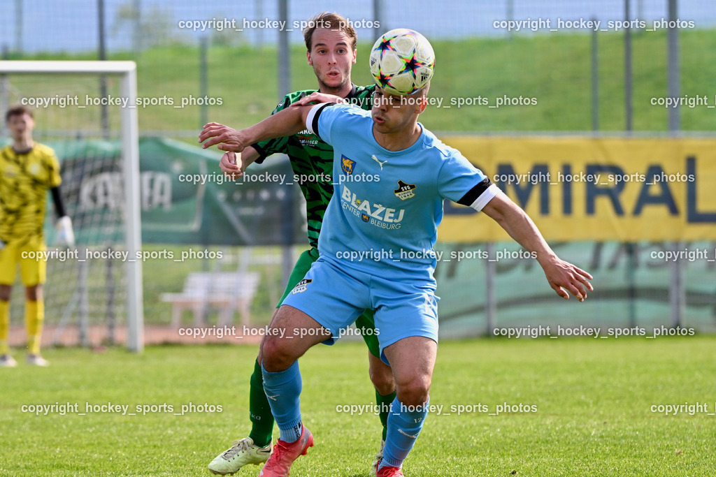 SC Landskron vs. SVG Bleiburg | #13 David Erich Enzi SC Landskron, #12 Lazar Gacic SVG Bleiburg, SC Landskron vs. SVG Bleiburg, SC Landskron vs. SVG Bleiburg am 28.04.2024 in Villach (Sportzentrum Landskron), Austria, (Photo by Bernd Stefan)