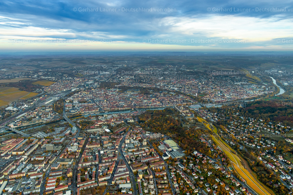 3808582 | Blick über Würzburg von West nach Ost