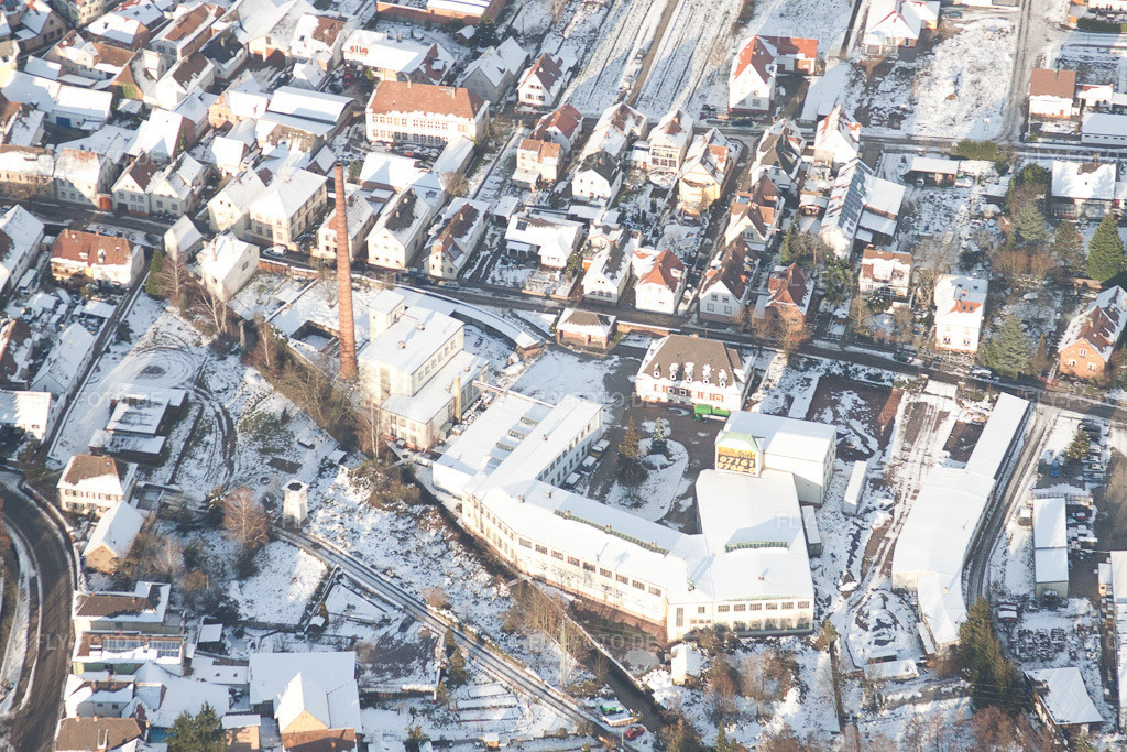 Luftbild: Winter in Albersweiler im Bundesland Rheinland-Pfalz in Deutschland. Foto: IMG_36380.jpg vom 03.01.2011 durch Werner Riehm/FLY-FOTO.de
