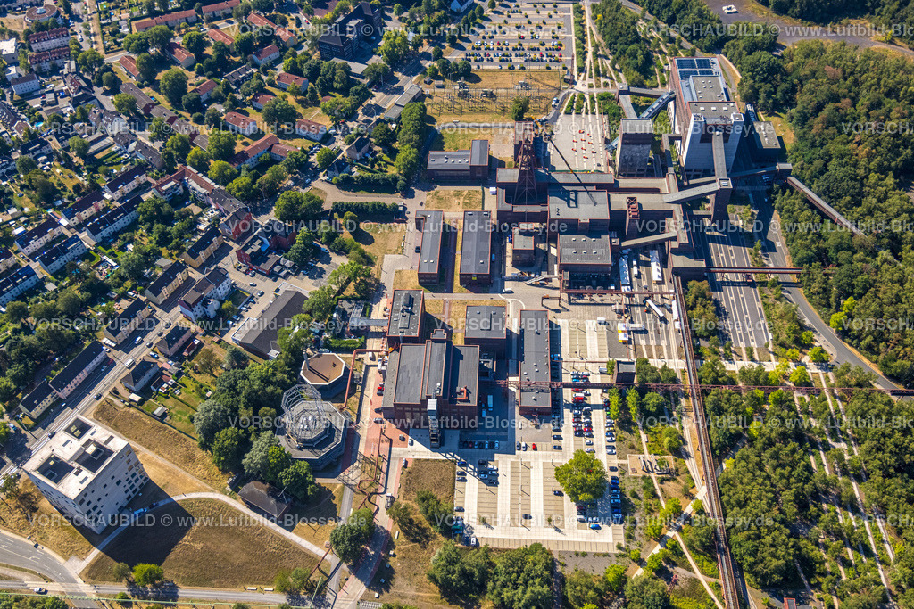 Essen220806866 | Luftbild, Zeche Zollverein, UNESCO-Welterbe, Essen-Stoppenberg, Essen, Ruhrgebiet, Nordrhein-Westfalen, Deutschland