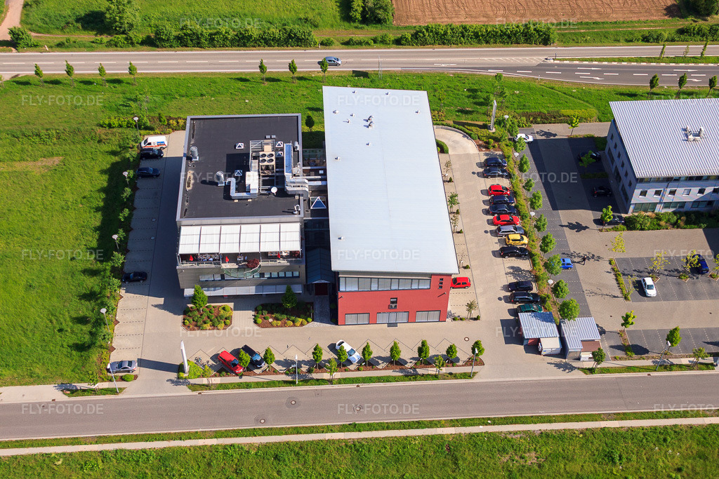 Luftbild: EASYFITNESS Landau im Ortsteil Queichheim in Landau im Bundesland Rheinland-Pfalz in Deutschland. Foto: IMG_27374.jpg vom 23.05.2010 durch Werner Riehm/FLY-FOTO.deEASYFITNESS Landau | EASYFITNESS