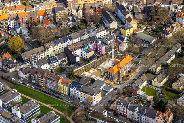 Gelsenkirchen230211656 | Luftbild, Glückaufschule-Ückendorf mit Baustelle, Ückendorf, Gelsenkirchen, Ruhrgebiet, Nordrhein-Westfalen, Deutschland