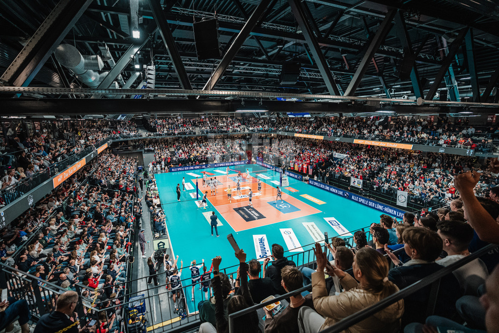 Volleyball | Herren | Saison 2024/2025 | 1. Volleyball Bundesliga Männer | Halbfinale | SVG Lüneburg vs. VfB Friedrichshafen | 19.04.2025 | Die volle LKH Arena