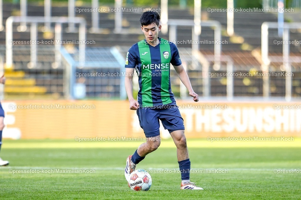 xKWIx24042601021 | 2026.04.24, xkwix, Fußball, Regionalliga West, FC Gütersloh -  Sportfreunde Lotte, Heidewaldstadion, 31.Spieltag, Saison 2025 / 2026: Sandro Reyes (FC Gütersloh #24)  DFB regulations prohibit any use of photographs as image sequences and or quasi-video. Photo: xKamilxWilkowskixPressefotoKochx