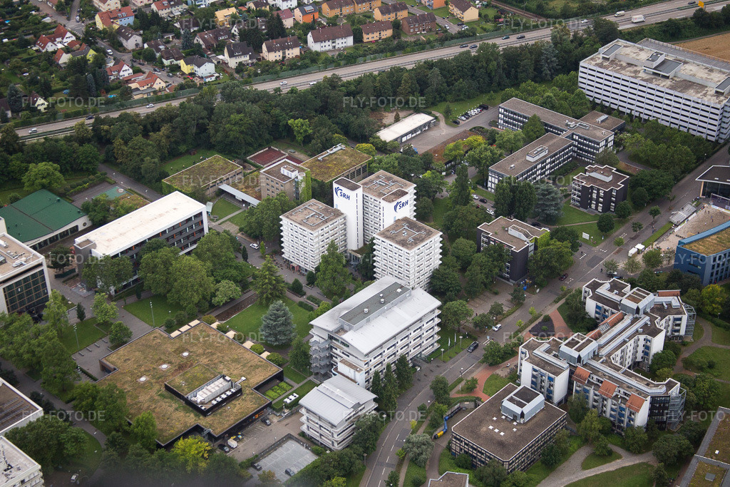 Luftbild: Hochschule SRH im Ortsteil Wieblingen in Heidelberg im Bundesland Baden-Württemberg in Deutschland.Foto: IMG_090799.jpg vom 04.07.2016 durch Werner Riehm/FLY-FOTO.deAuflösung des Originals: 5033 x 3355 pxSRH University | Dein Ziel. Dein Studium.