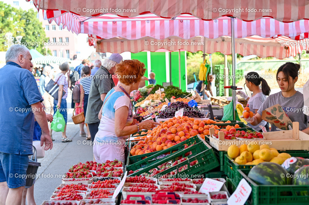 Markt Suedbahnhofmarkt_ 08.07.2023-15 | 08.07.2023, Linz, AUT, Linzer Genussmaerkte, im Bild Markt Suedbahnhofmarkt