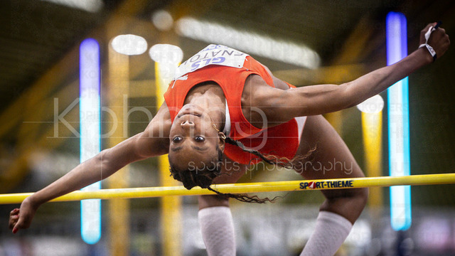 Deutsche Leichtathletik-Hallenmeisterschaften; Dortmund, 28.02.2026 | Blessing Enatoh (LG Nord Berlin, 61); Deutsche Leichtathletik-Hallenmeisterschaften am 28.02.2026 in der Helmut-Körnig-Halle in Dortmund. 