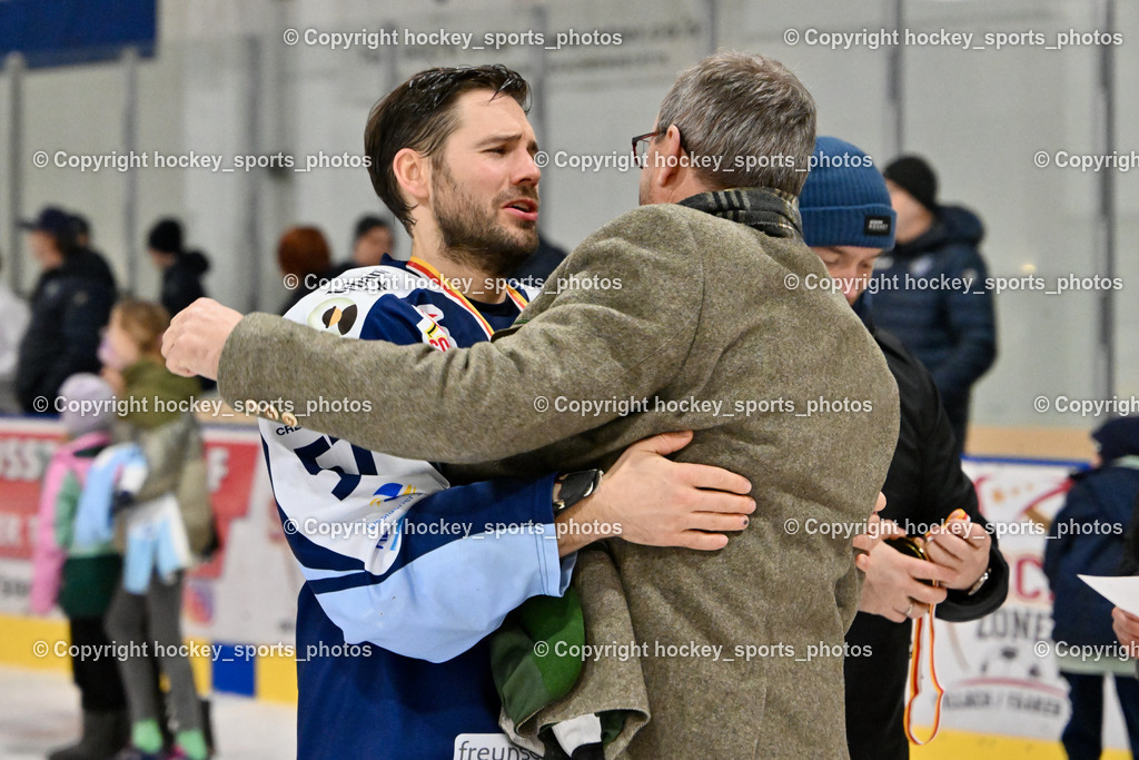 ESC Steindorf vs. EHC Althofen 8.3.2024 | ESC Steindorf vs. EHC Althofen 8.3.2024, ESC Steindorf vs. EHC Althofen Meisterfeier am 08.03.2024 in Steindorf (Ossiachersee Halle), Austria, (Photo by Bernd Stefan)