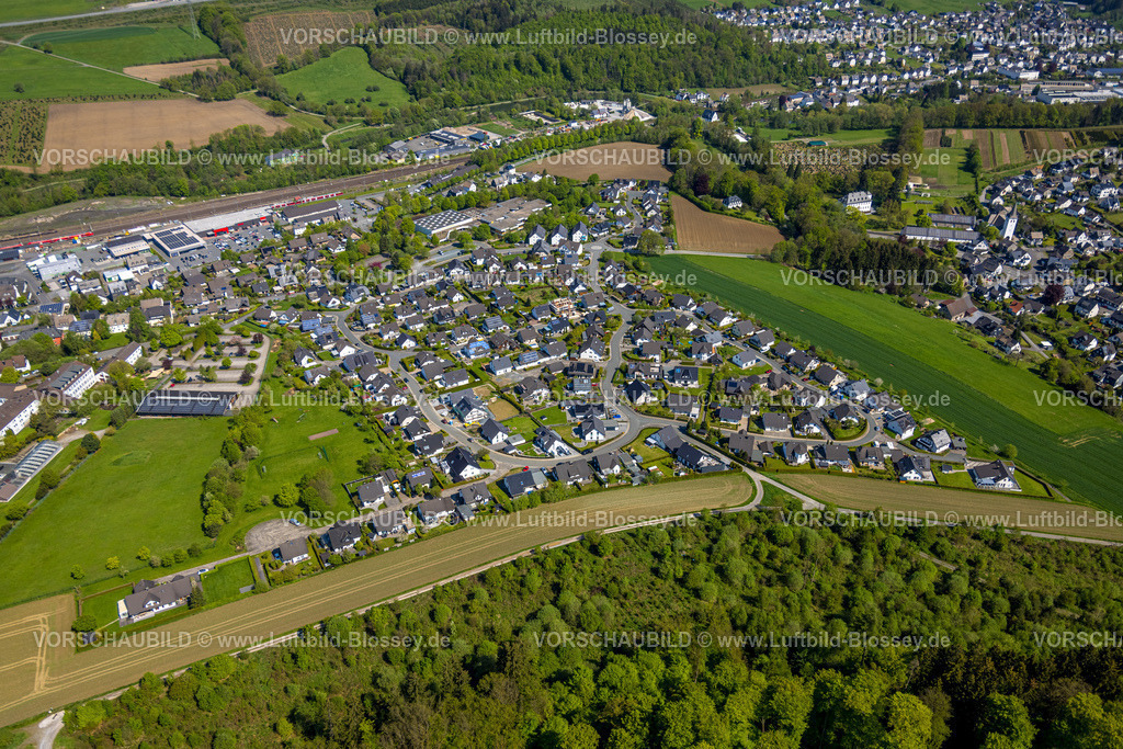 Bestwig230501080 | Luftbild, Ortsansicht Ostwig, Bildungsakademie für Therapieberufe, Ostwig, Bestwig, Sauerland, Nordrhein-Westfalen, Deutschland