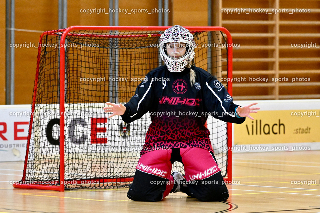 VSV Unihockey Damen vs. FCB München | #9 Paula Schedele FCB München, VSV Unihockey Damen vs. FCB München, VSV Unihockey Damen vs. FCB München am 24.01.2026 in Villach (Ballspielhalle St. Martin), Austria, (Photo by Bernd Stefan)