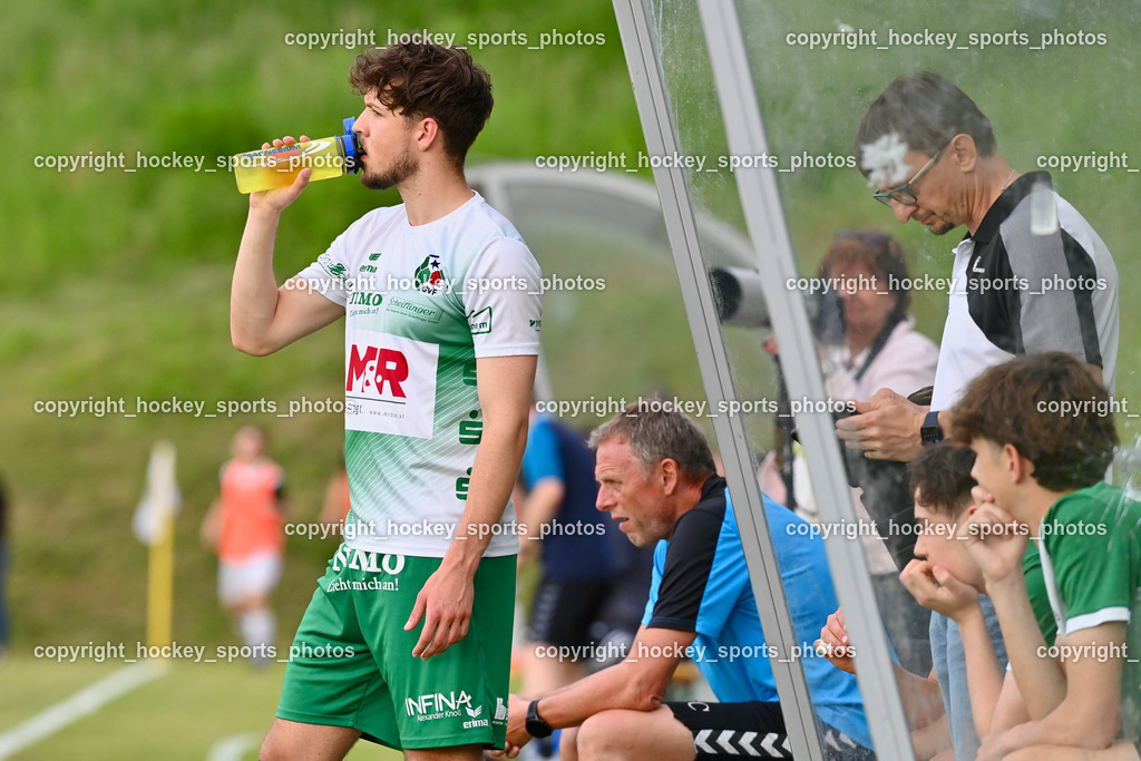 ASKÖ Köttmannsdorf vs. SV Feldkirchen 2.6.2023 | #18 Adriano Bilandzija, Tormanntrainer SV Feldkirchen Christian Dietrichsteiner