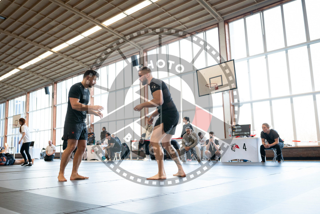 20240309PBB7429 | Fighters compete during the International Luta Livre (ILLCS) Spring Championship in Hannover, Germany, on March 9, 2024.