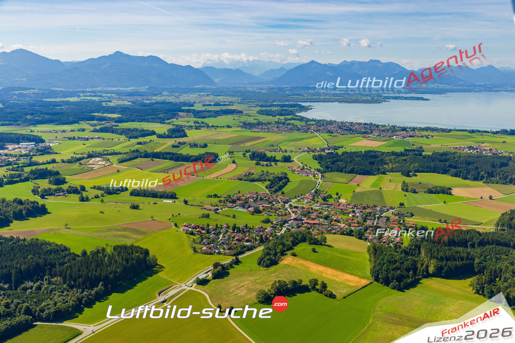 Luftaufnahme von Sondermoning Nußdorf Bild- Das Luftbild wurde 2025 vom UL-Flugzeug heraus erstellt ( keine Drohne ) - Hochauflösende Luftaufnahme -Nicht vergleichbar mit Google Maps oder Satelittenbilder- Die Geschenkidee !Mit Lizenz und Bildrechte bestellbar
