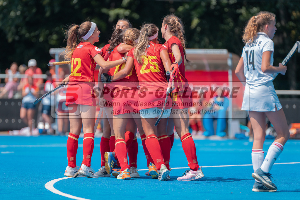 HK_20230710_2-39 | Euro Hockey WU18 Spain - Austria Championship Girls &amp; Boys am 10.7.2023 CHTC , Krefeld ,