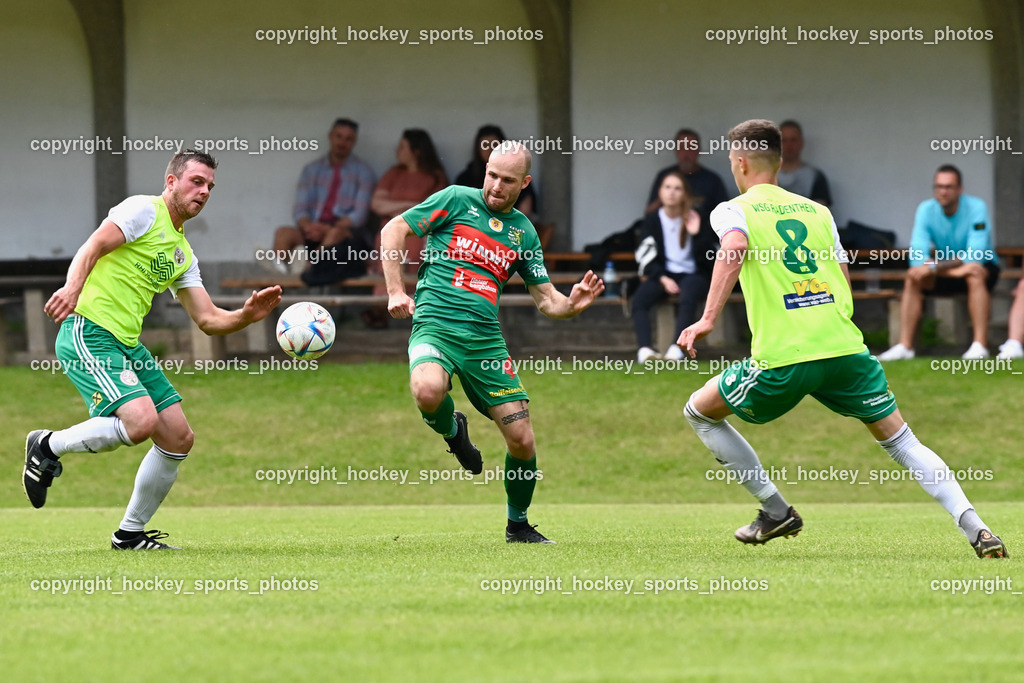 WSG Radenthein vs. SV Rapid Lienz 9.6.2023 | #14 Manuel Rainer, #10 Dominik Müller, #8 Mario Patrick Tarmann