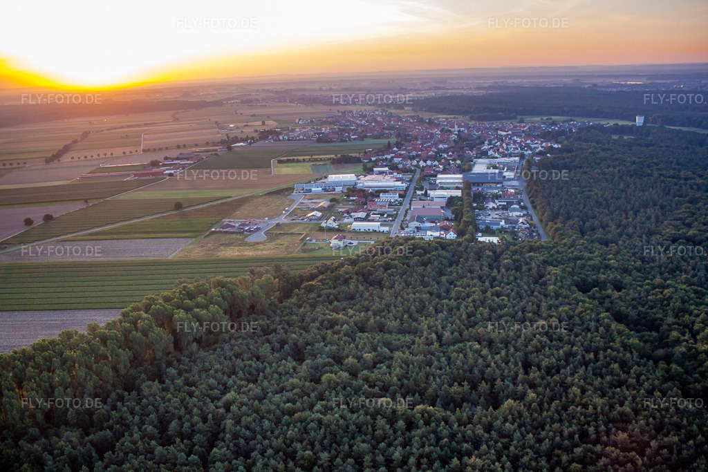 Luftbild: Industriegebiet in Hatzenbühl im Bundesland Rheinland-Pfalz in Deutschland. Foto: IMG_70131.jpg vom 19.07.2014 durch Werner Riehm/FLY-FOTO.de