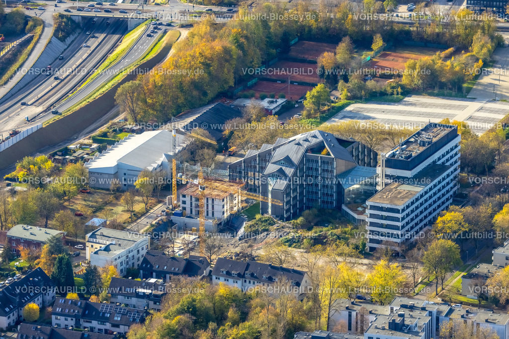 Bochum221100470 | Luftbild, Baustelle und Neubau für Bürokomplex, Paulstraße, Wiemelhausen, Bochum, Ruhrgebiet, Nordrhein-Westfalen, Deutschland