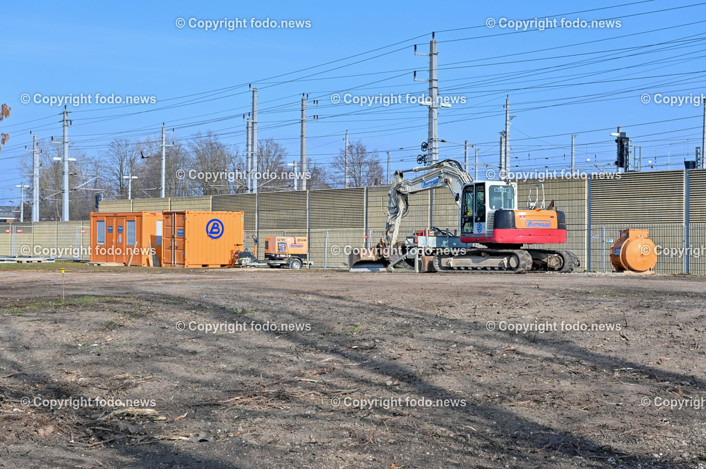 Baustelle Containerdorf Asylanten_ Lunzerstrasse Linz Kleinmünchen_ 04.03.2023-5 | 04.03.2023, Linz, AUT, Lunzerstrasse Kleinmuenchen, im Bild Baustelle Containerdorf Asylanten, Lunzerstrasse Linz Kleinmuenchen, Drohne