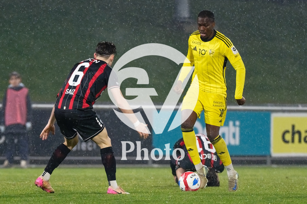 dieci Challenge League - FC Stade Nyonnais v Neuchatel Xamax FCS |  during the dieci Challenge League match between FC Stade Nyonnais and Neuchatel Xamax FCS at Centre sportif de Colovray in Nyon, Switzerland