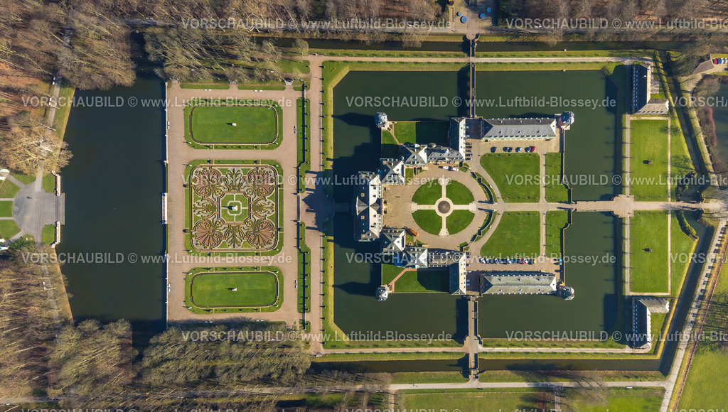 Nordkirchen230206170 | Luftbild, Schloss Nordkirchen, barocke Schlossanlage, Wasserschloss, Venusinsel, Nordkirchen, Münsterland, Nordrhein-Westfalen, Deutschland