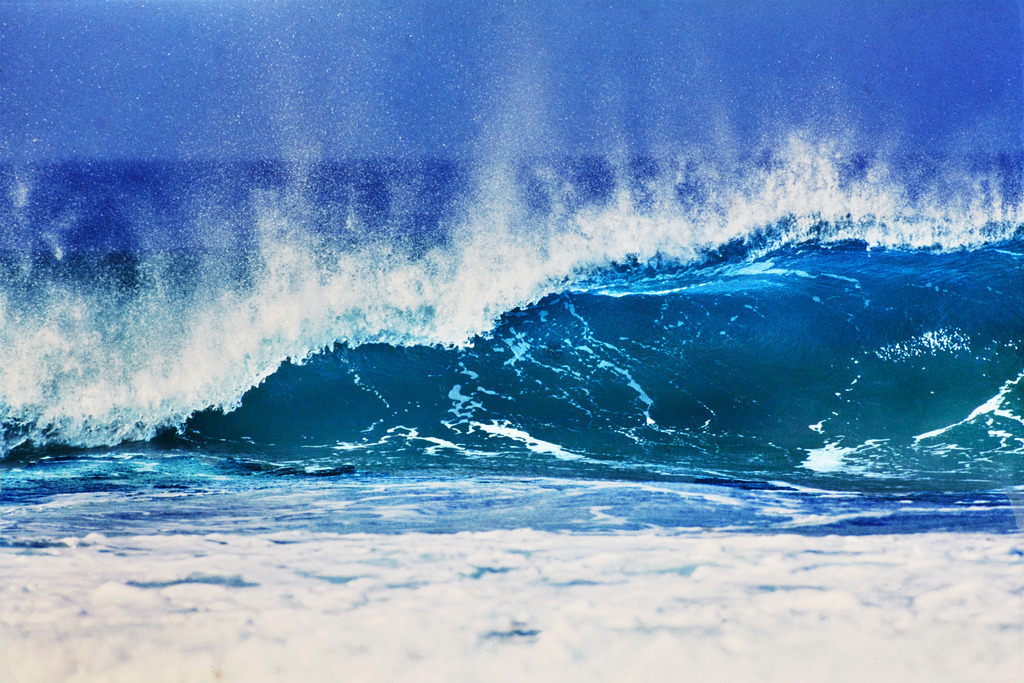 GC_AtlantikWoge_11799a | Woge bricht sich am Strand von Fuerteventura