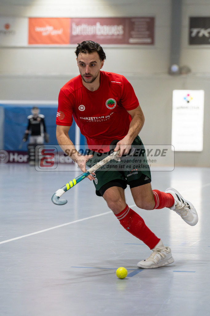 SFE_20260131_0144 | Mönchengladbach, Deutschland, 31.01.26: Hallenhockey 1. Bundesliga Herren Playoff zwischen Crefelder HTC - UHC Hamburg im GHTC Halle am 31.01.2026 in Mönchengladbach, Deutschland. (Foto von Stephan Fehrmann)Mönchengladbach, Germany, 31.01.26: Hallenhockey 1. Bundesliga Herren Playoff between Crefelder HTC - UHC Hamburg in GHTC Halle at 31.01.2026 in Mönchengladbach, Deutschland. (Foto from Stephan Fehrmann)