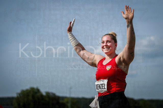 61. Internationales Pfingstsportfest; Rehlingen-Siersburg, 24.05.2026 | REHLINGEN , GERMANY - MAY 24: Alina Kenzel (GER/VfB Stuttgart 1893) during the 61. Internationales Pfingstsportfest on 24.05.2026 at the  Bungertstadion in Rehlingen-Siersburg (Saarland / Deutschland).