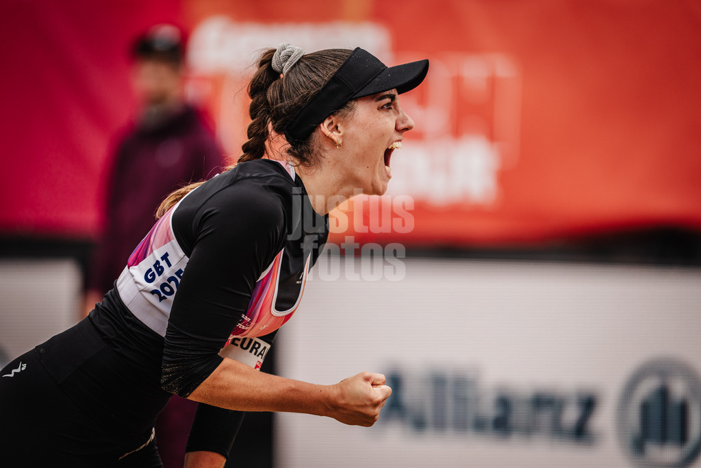 Beachvolleyball | Frauen | Allianz German Beach Tour 2025 | Tourstop Berlin | 23.08.2025 | Lisa-Sophie Kotzan jubelt