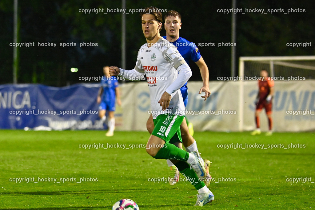 SAK vs. SV Donau  | #10 Maximilian Gert Rupitsch SV Donau, SAK vs. SV Donau , SAK vs. SV Donau  am 27.09.2024 in Klagenfurt (Sportpark Welzenegg), Austria, (Photo by Bernd Stefan)