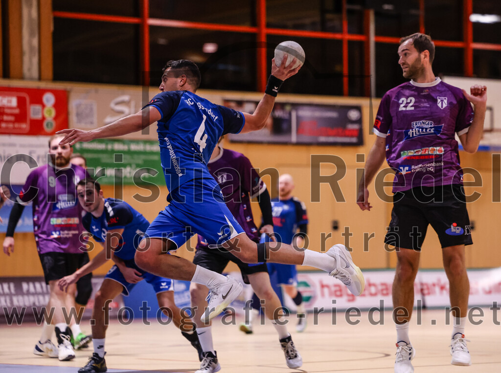 2024-11-09_020_SpVgg_Altenerding_II_gegen_HC_Deggendorf | Erding, Deutschland, 09.11.2024:Handball, Bezirksliga Männer Ost 2024 / 2025, 4. Spieltag, SpVgg Altenerding II gegen HC Deggendorf, Endergebnis: 25:24Foto: Christian Riedel / fotografie-riedel.net