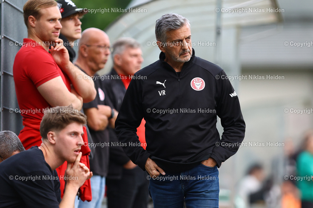 NH_TSVKlausdorf_FCKiliaKiel_KreispokalKFVKiel_23072025 | Volker Roese (1. Vorsitzender, FC Kilia Kiel)Fußball I Herren I Kreispokal KFV Kiel I Saison 2025-2026  I Viertelfinale I TSV Klausdorf - FC Kilia Kiel I 23.07.2025 I Aubrook Platz B