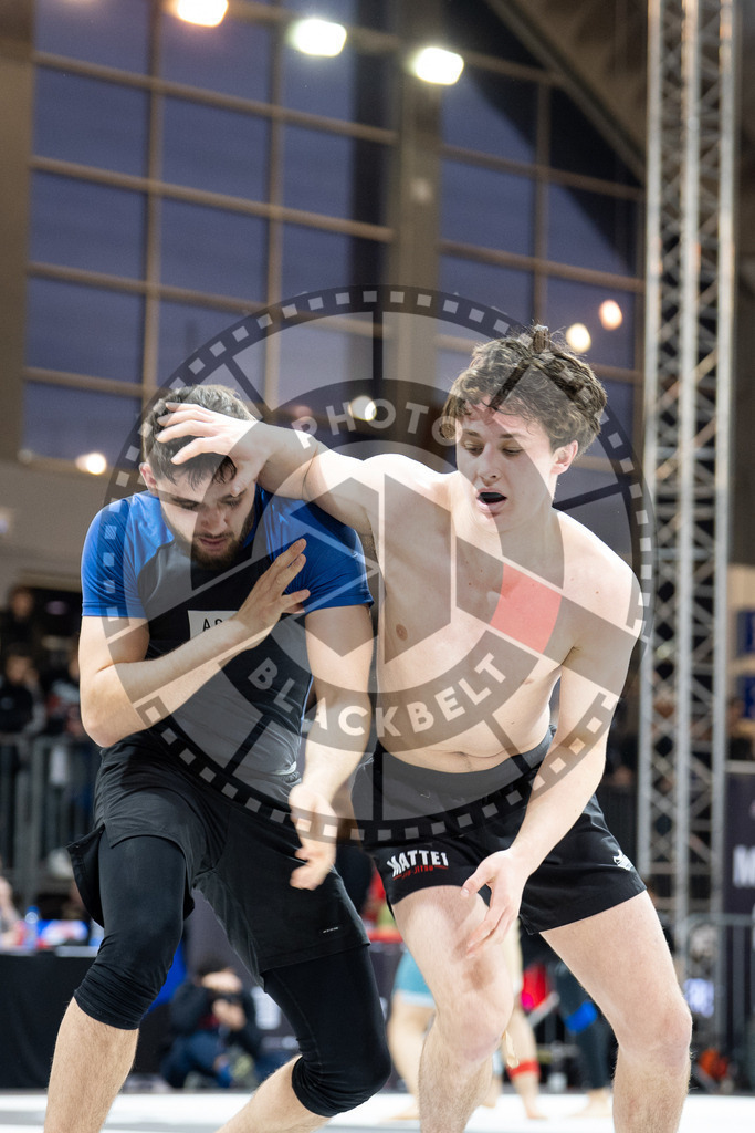 20260214PBB0715 | Fighters compete during the ADCC European Trials  competition day 1 in Belgrade, Serbia, on February 14, 2026.