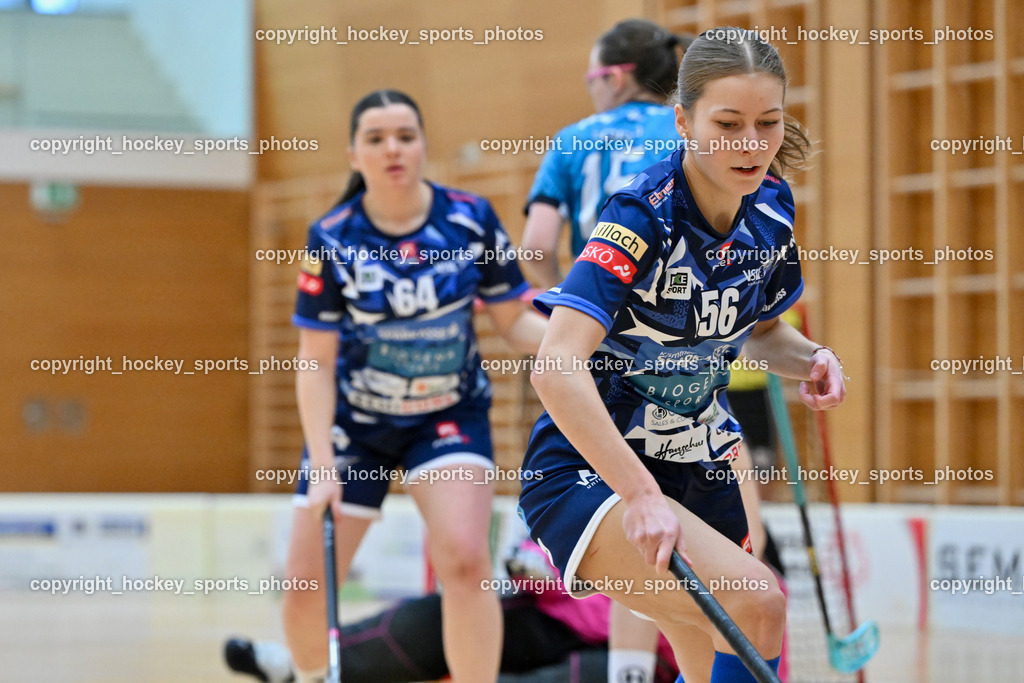 VSV Unihockey Damen vs. FCB München | #56 Eleni Huber VSV Unihockey, VSV Unihockey Damen vs. FCB München, VSV Unihockey Damen vs. FCB München am 24.01.2026 in Villach (Ballspielhalle St. Martin), Austria, (Photo by Bernd Stefan)