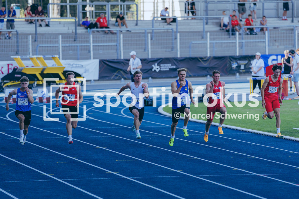 Deutsche Meisterschaften U20 / U16 2026 | 100-Meter-Lauf, Halbfinale, Deutsche Meisterschaften der U20 &amp; U16 2026, Lohrheidestadion Bochum-Wattenscheid, 11.07.2026. Foto: Marcel Schwering / sportimfokus - Realisiert mit Pictrs.com