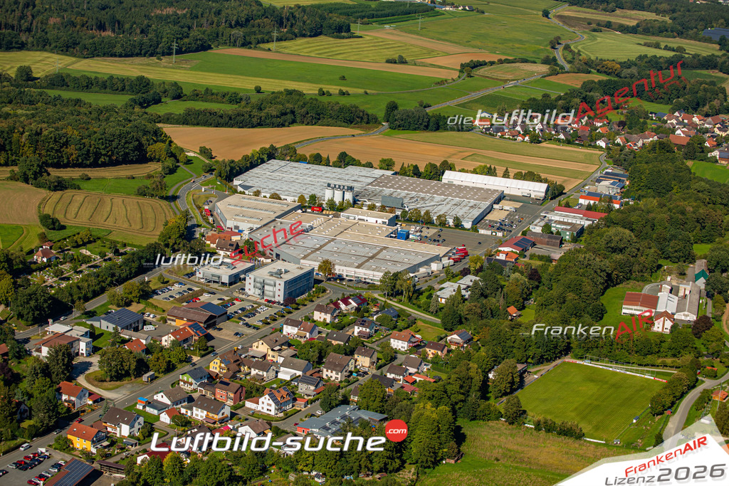 Das Luftbild zeigt : Gewerbegebiet Kasendorf - Die Luftaufnahme wurde 2023 vom UL-Flugzeug aus erstellt ( keine Drohne ) - Hochauflösende Luftaufnahme - Für grossformatige Ausdrucke geeignet. Die Geschenkidee !Mit Lizenz und Bildrechte bestellbar