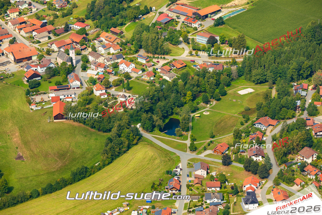 Luftaufnahme von  Eppenschlag - Die Luftaufnahme wurde 2025 vom UL-Flugzeug heraus erstellt ( keine Drohne ) - Hochauflösende Luftaufnahme - für professionelle Ausdrucke geeignet. Die Geschenkidee !Mit Lizenz und Bildrechte bestellbar
