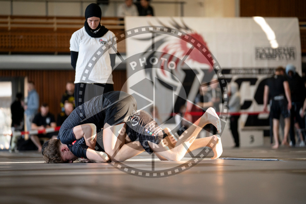 20240309PBB7032 | Fighters compete during the International Luta Livre (ILLCS) Spring Championship in Hannover, Germany, on March 9, 2024.