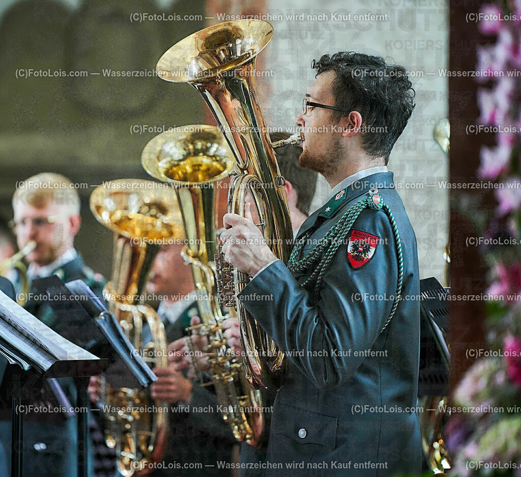 ALS1475_XXXIX-Chopin-Festival_Ausklang_Militaermusikkapelle NOe | (C)FotoLois.com, Alois Spandl, XXXIX. internationales CHOPIN-Festival in der Kartause Gaming, AUSKLANG in der Barockbibliothek mit der Militärmusik Niederösterreich unter der Leitung von Militärkapellmeister Oberst Adolf Obendrauf, So 6. August 2023.