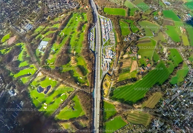 Gelsenkirchen230210002BAB-A2 Resse-2 | Luftbild, Autobahnraststätte Resser Mark an der Autobahn A2, Erdkugel, Fisheye Aufnahme, Fischaugen Aufnahme, 360 Grad Aufnahme, Resse, Gelsenkirchen, Ruhrgebiet, Nordrhein-Westfalen, Deutschland
