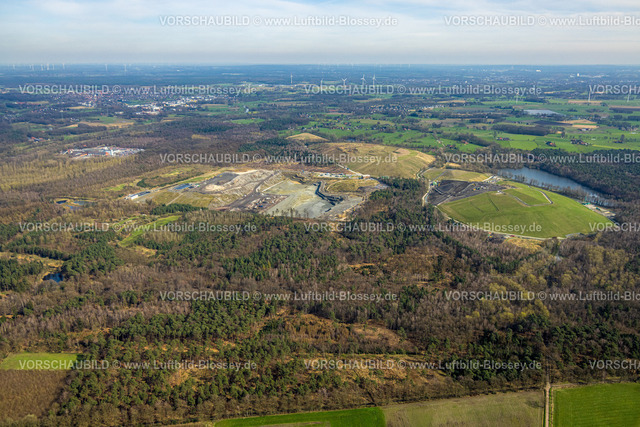 Huenxe240309999 | Luftbild, Sonderabfalldeponie Hünxe-Schermbeck der AGR mbH, Hermann Nottenkämper GmbH Entsorgungsunternehmen, Gartrop, Hünxe, Nordrhein-Westfalen, Deutschland