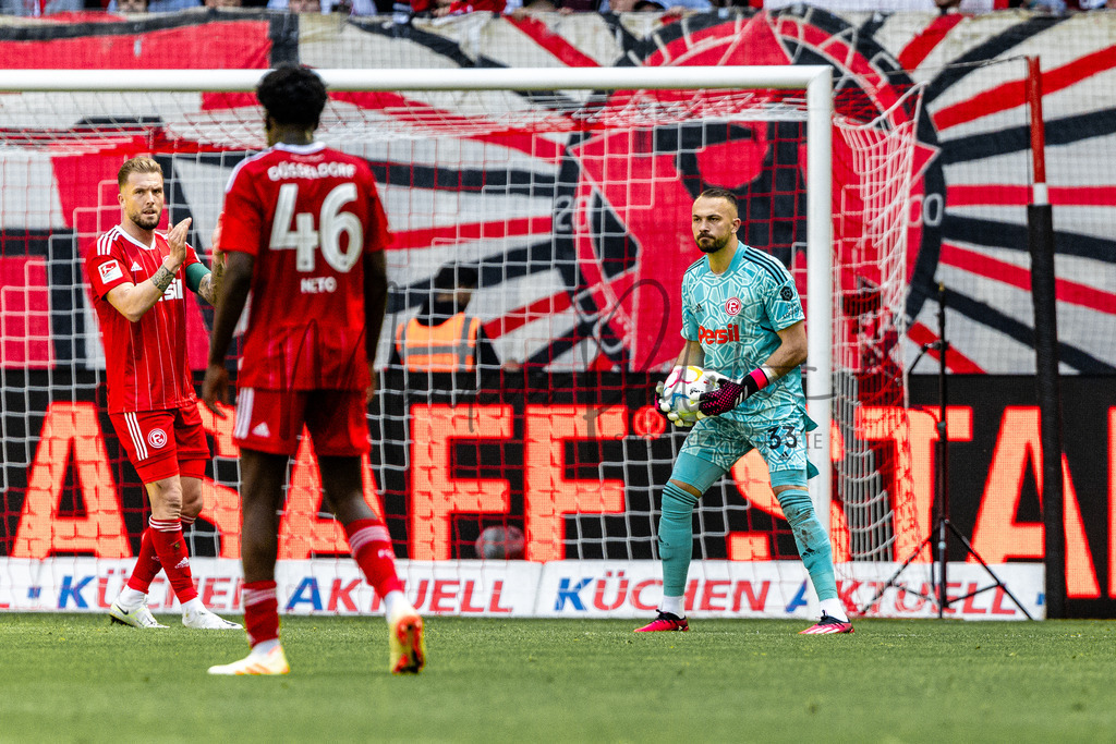 Fortuna Düsseldorf vs. Karlsruher SC | Düsseldorf, 30.04.2023: 2. Bundesliga, 30. Spieltag, Fortuna Düsseldorf gegen Karlsruher SC in der Merkur Arena in Düsseldorf. Foto: sportfotografie.ms | Markus Paletta - Realisiert mit Pictrs.com