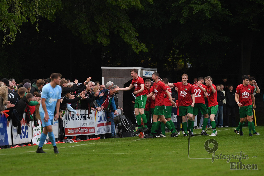 BV Bockhorn-SG FriPe | Relegation zur Kreisliga; BV Bockhorn (blau)-SG FriPe (rot) am 05.06.2025 in Oldenburg/Ofenerdiek (Lagerstraße), Photo: Philip Eiben 2025 - Realisiert mit Pictrs.com