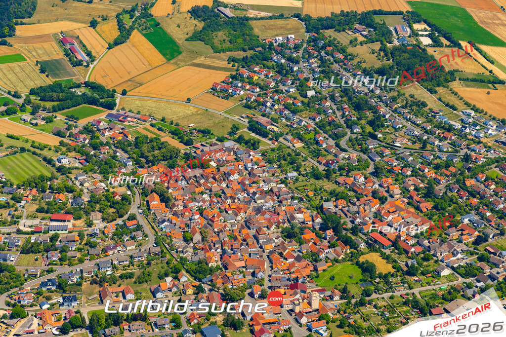 Das Luftbild zeigt :  Remlingen - Die Luftaufnahme wurde 2023 vom UL-Flugzeug aus erstellt ( keine Drohne ) - Hochauflösende Luftaufnahme - Für grossformatige Ausdrucke geeignet. Die Geschenkidee !Mit Lizenz und Bildrechte bestellbar