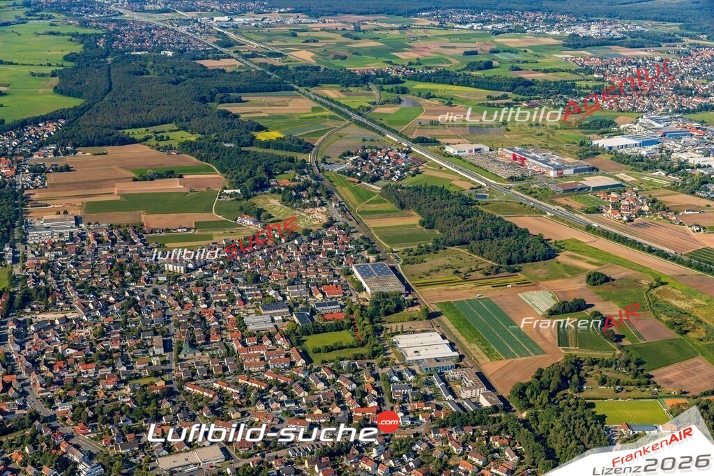 Luftbild Vs Google Maps  Stadeln  Fürth -Das Luftbild wurde 2025 vom UL-Flugzeug heraus erstellt ( keine Drohne ) - Hochauflösende Luftaufnahme -Nicht vergleichbar mit Google Maps oder Satelittenbilder- Die Geschenkidee !Mit Lizenz und Bildrechte bestellbar