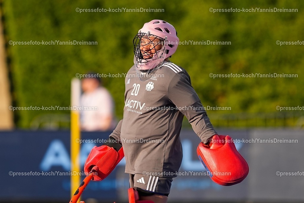 xydrx15082504012 | 15.08.2025, xydrx, Frauen EuroHockey Championship 2025, Halbfinale, Belgien - Deutschland, Sparkassenpark Mönchengladbach: Julia Sonntag (GER #20)