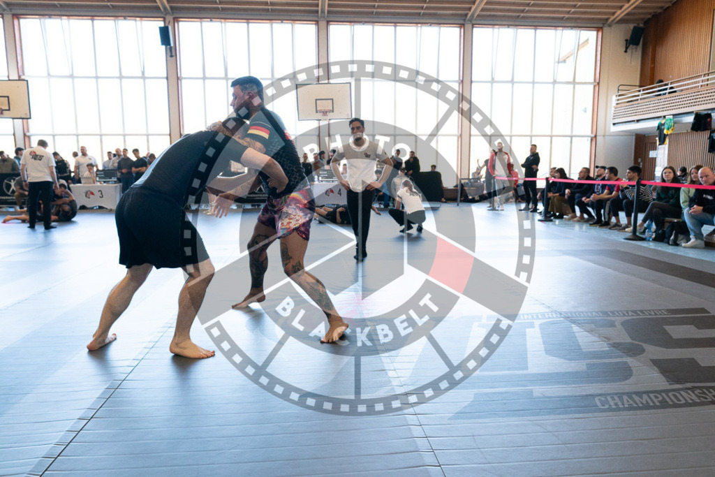 20250329PBB3727 | Fighters compete during the International Luta Livre (ILLCS) Germany IX Spring 2025 Competition spring on March 29, 2025 in Hannover, Germany.© Chiara Dazi