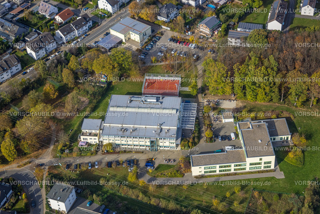 Wetter221017392 | Luftbild, Georg-Müller-Schule, Schmandbruch, Wetter, Ruhrgebiet, Nordrhein-Westfalen, Deutschland