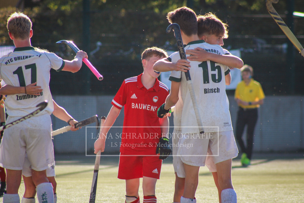 MU14 FINALE Westdeutsche Meisterschaft  Rot-Weiß Köln - HTC Uhlenhorst Mülheim 24.09.23 Düsseldorf-200 | lanaschraderfotografie - Realisiert mit Pictrs.com